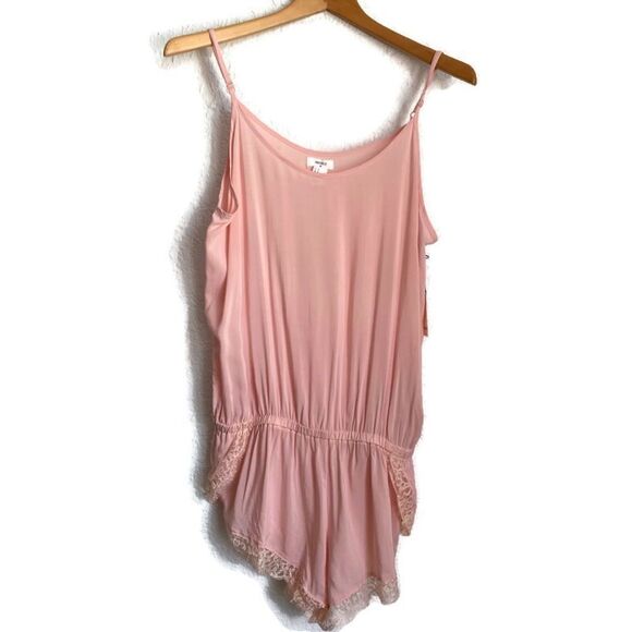 NWT F21 Peach Sleeveless Playsuit Sz M - Picture 1 of 6